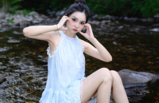 夏日写真女,青春洋溢的美丽瞬间